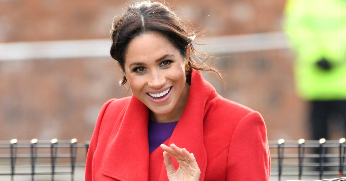 Get Meghan Markle’s Bold Red Coat For Less