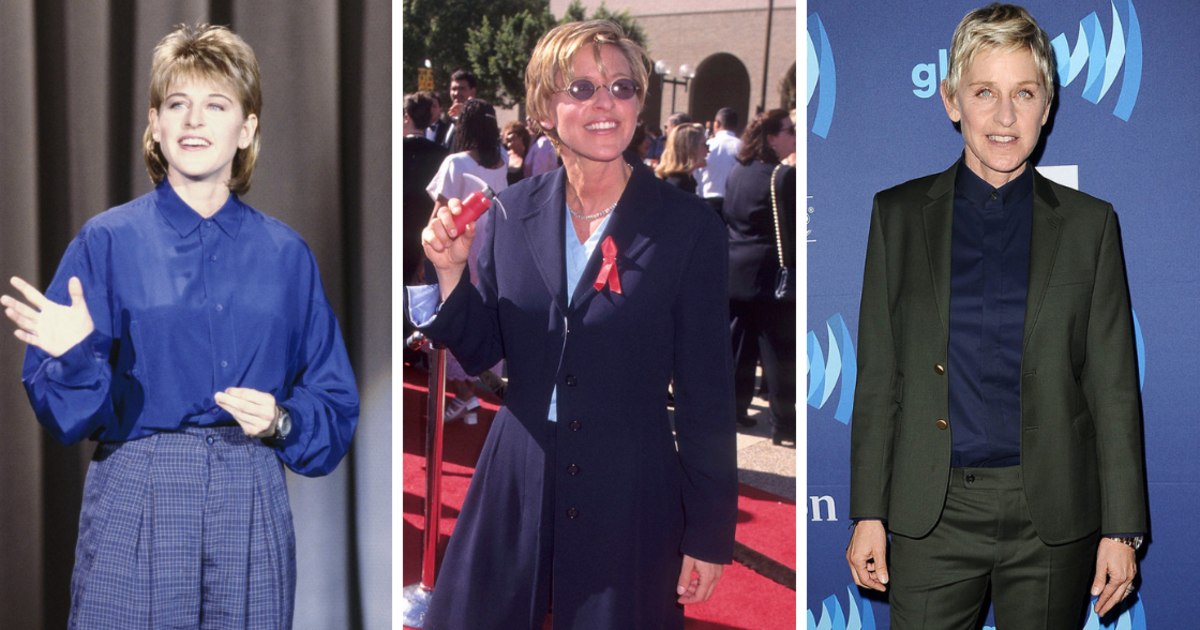 Ellen DeGeneres’ Style Evolution In 48 Photos, From Oversized To Streamlined
