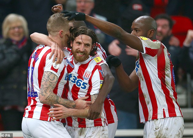 Stoke 2-1 Leeds: Goals from and Sam Clucas and Joe Allen earn Potters first victory under Jones