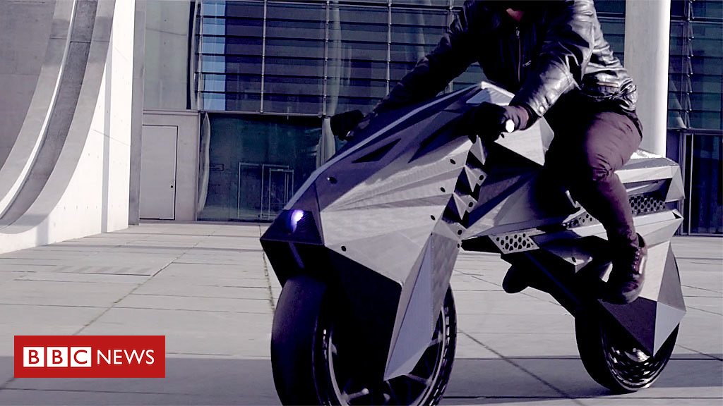 Nera: The 3D-printed electric motorbike