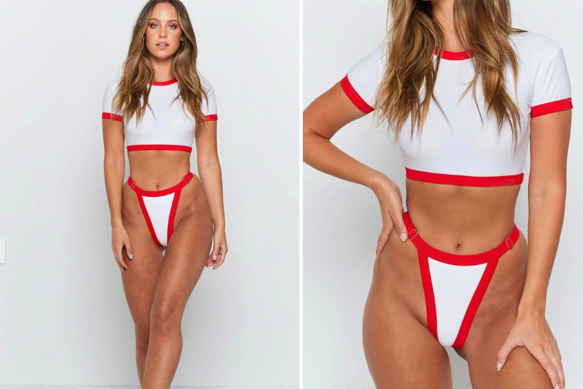 Would you wear this high-cut bikini?