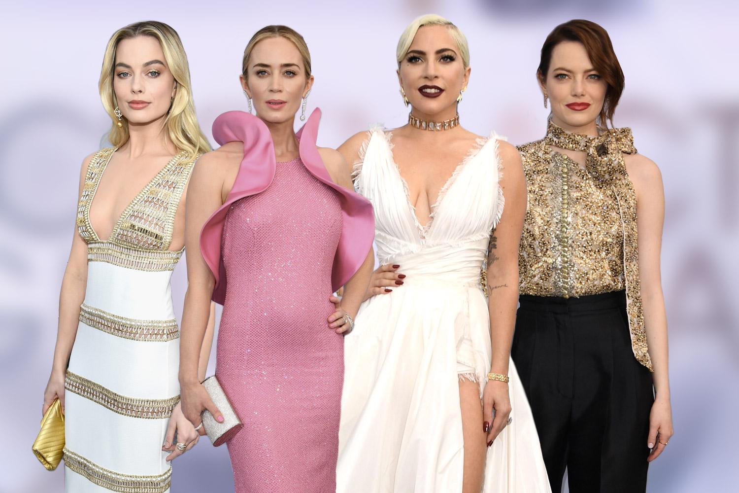 SAG Awards 2019 fashion: Lady Gaga, Emma Stone and Margot Robbie lead best dressed