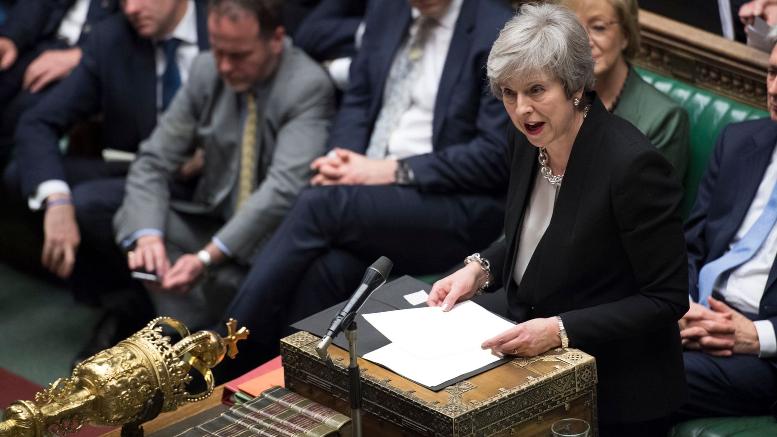 PM wins support to renegotiate Brexit backstop – but EU says no | Politics News