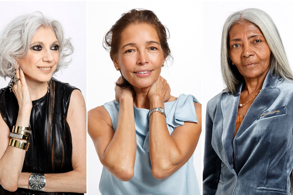 These stunning models are over 50 with beauty tips to share