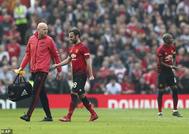 Manchester United hit by injury crisis during crucial clash with Liverpool