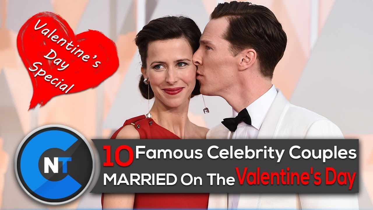 10 Famous Hollywood Celebrity Couples Who Got Married On The Valentine’s Day(Valentines Day Special)