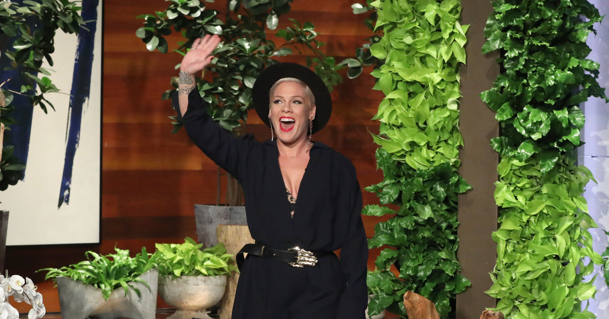Pink Just Gave Ellen DeGeneres A Preview Of Her New Album