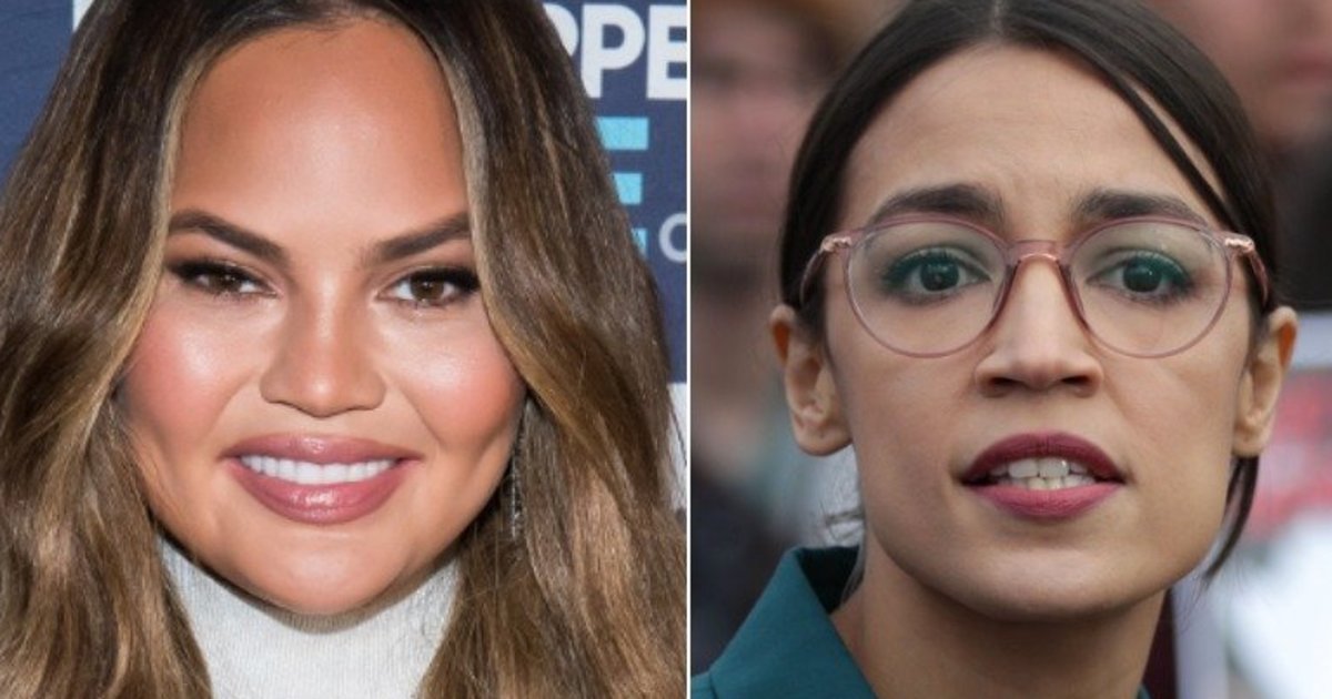 Chrissy Teigen And Alexandria Ocasio-Cortez’s Grammys Pizza Party Plan Sets Twitter Alight
