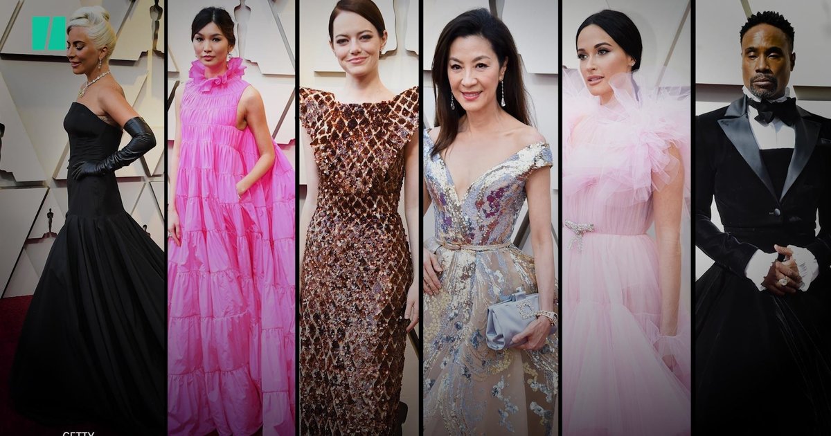 Oscars 2019 Red Carpet Fashion Goes Big, Bold And Pink