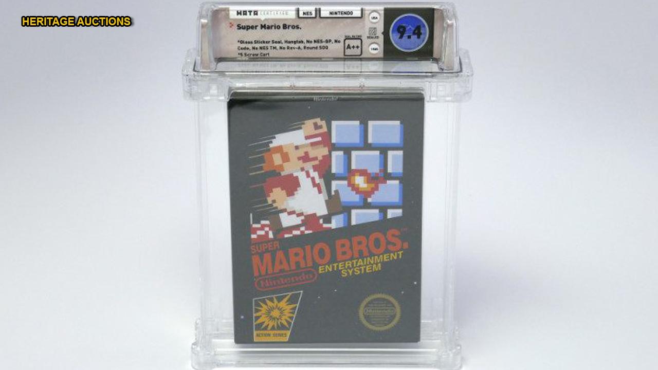 Unopened vintage ‘Super Mario Bros.’ video game sells for $100G, setting new world record
