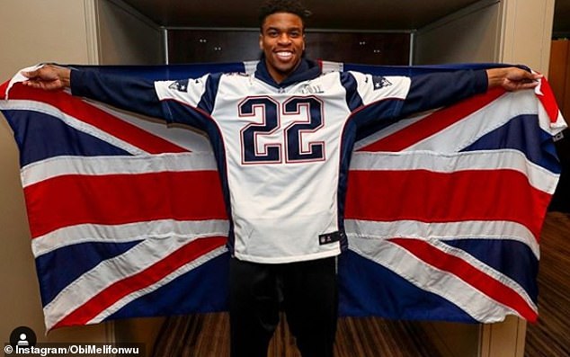 Obi Melifonwu flew the flag for Great Britain at Super Bowl