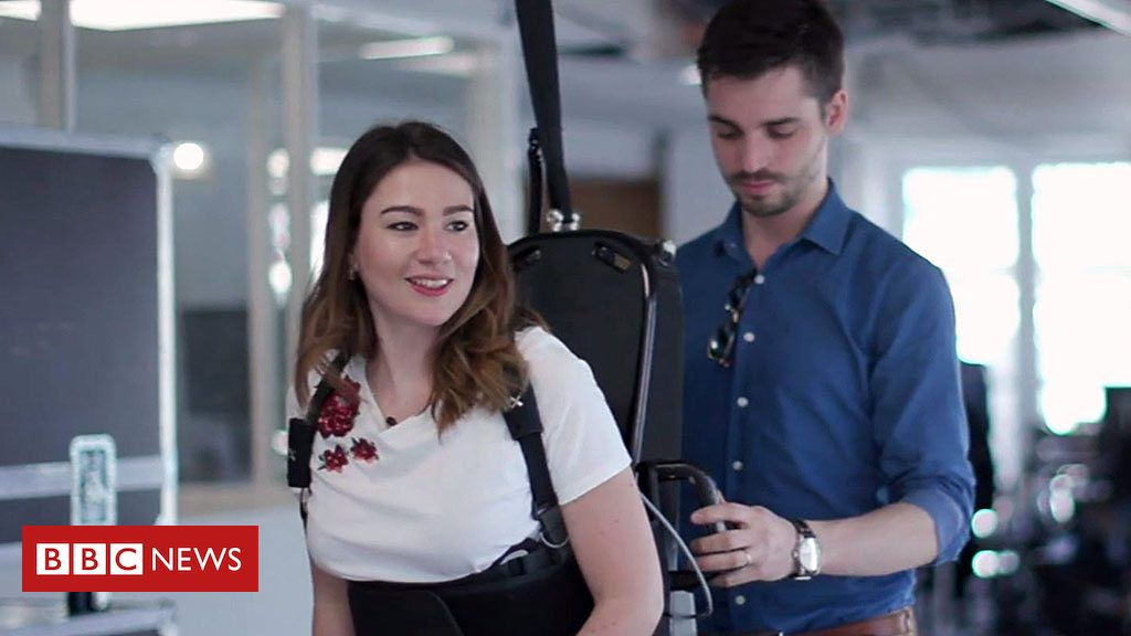 Exoskeleton helps people with paralysis to walk