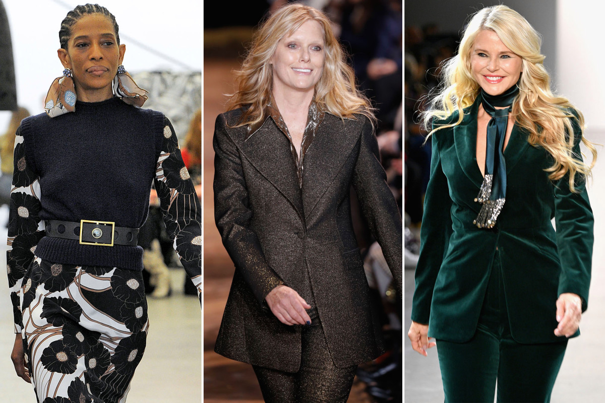 Older models are dominating the runways