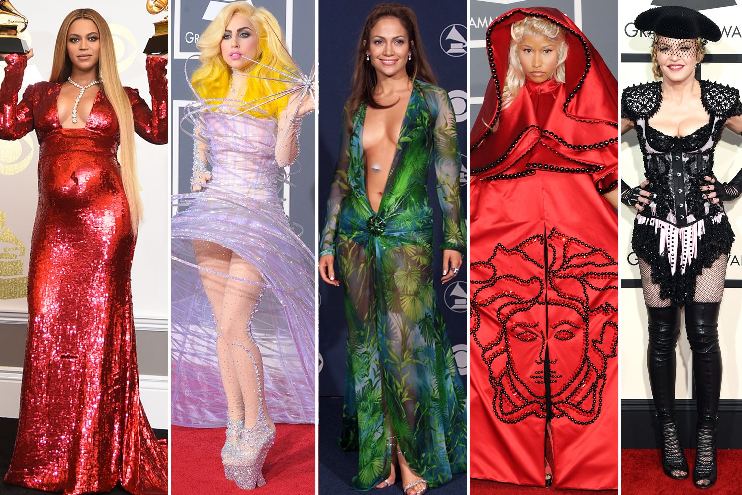 The most unforgettable fashion moments of all time from the Grammy Awards