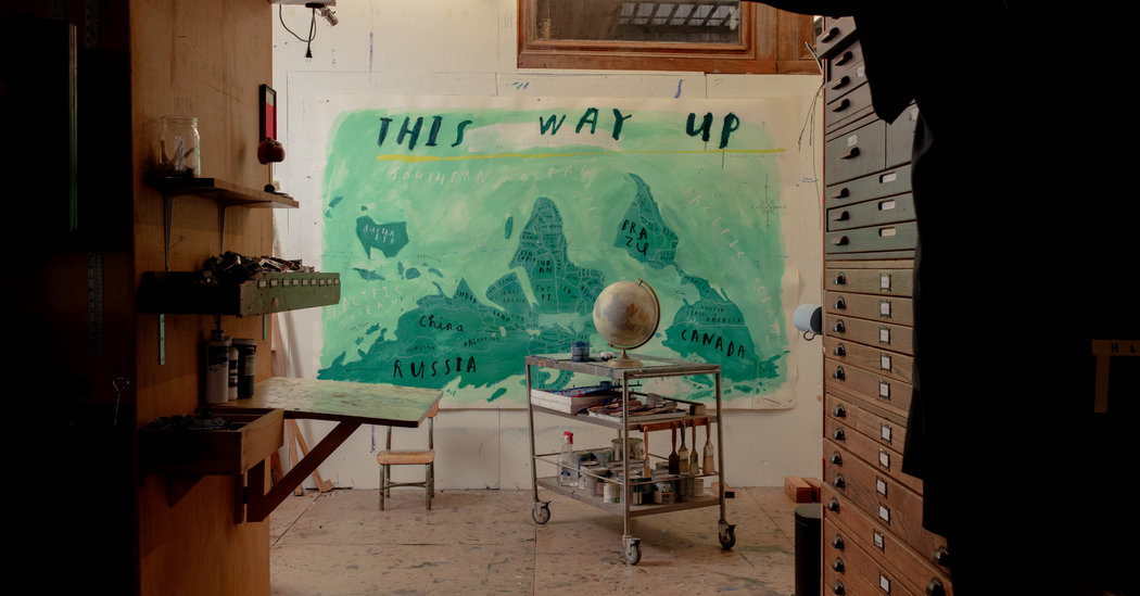 Mapping Oliver Jeffers’s World – The New York Times