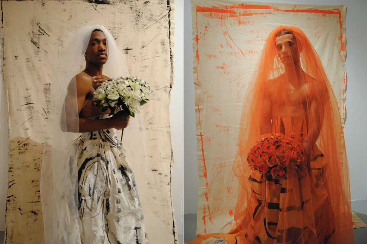 Patrick Church unveils boy brides at New York Fashion Week