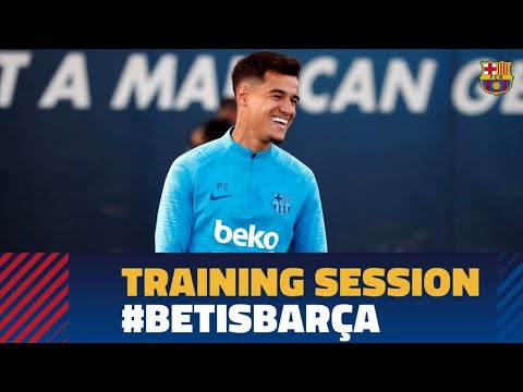 Last workout before the visit to Betis in LaLiga