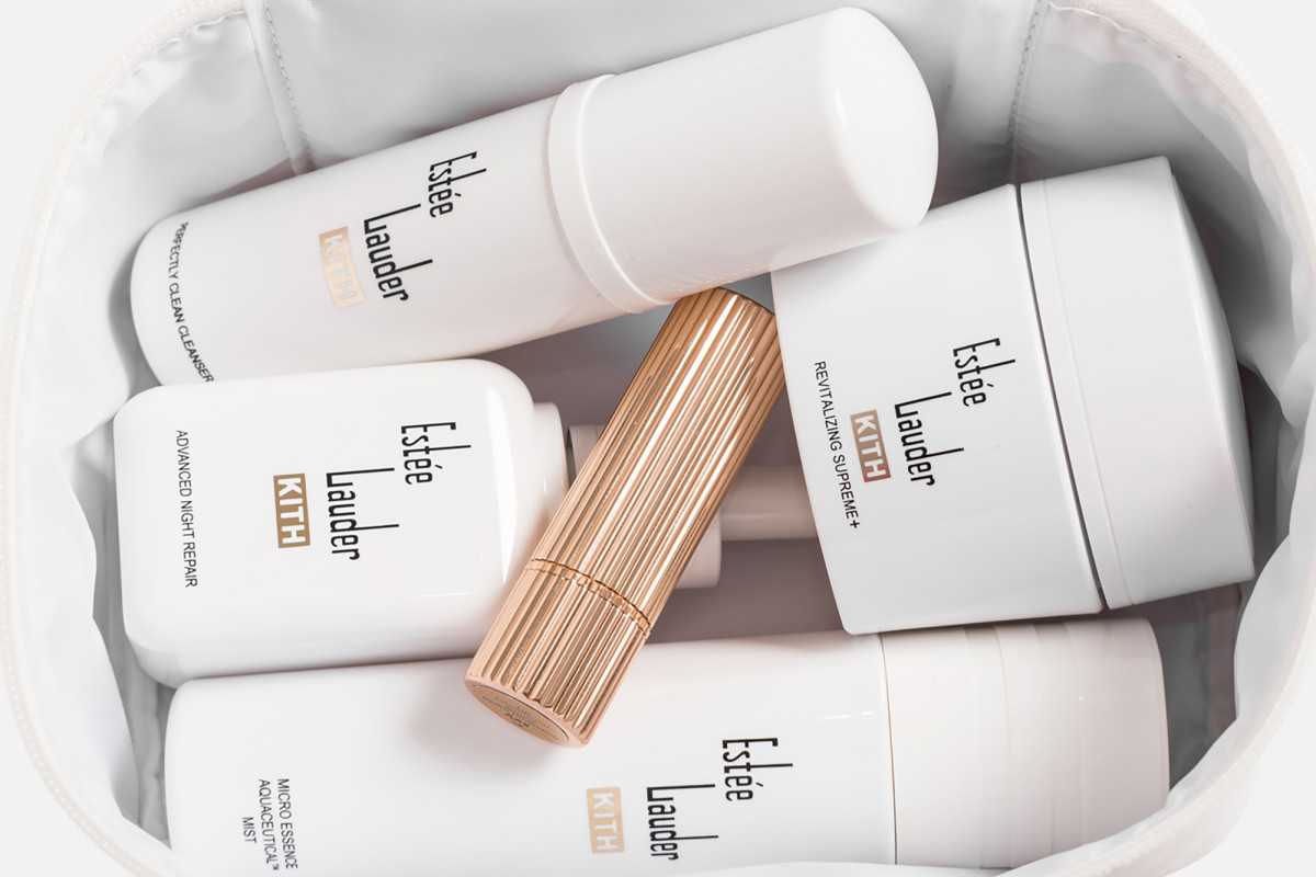 Kith’s new Estee Lauder collaboration features 1946 logo
