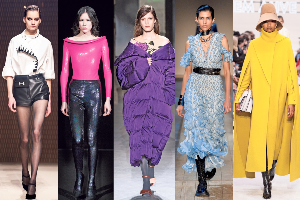 Disco romance and sad farewells from the runways of Paris