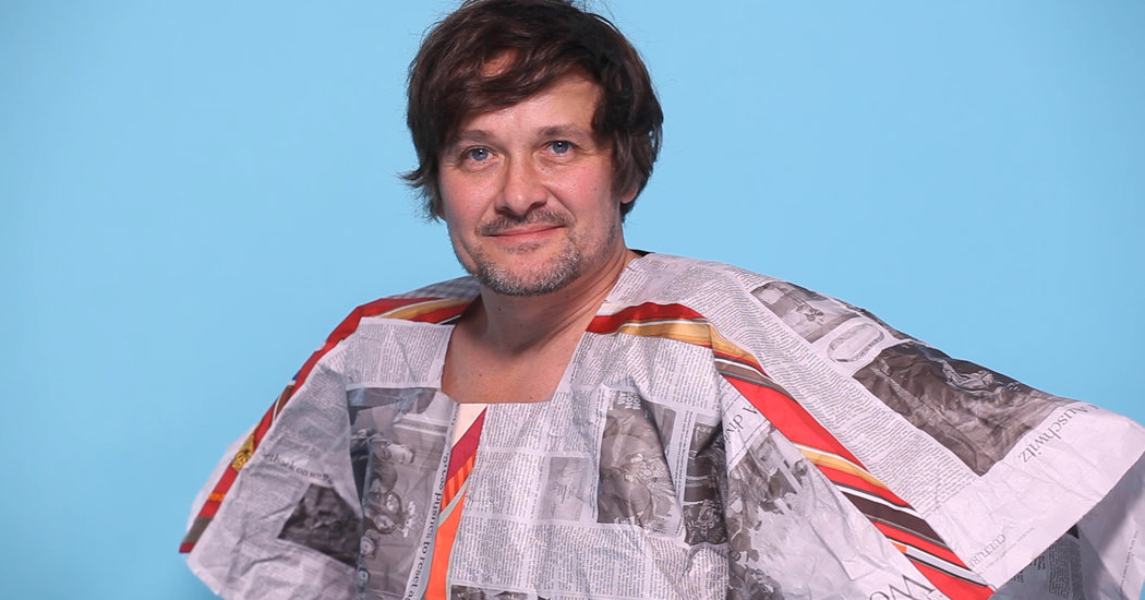 Watch a Designer Make a Shirt From a Copy of The New York Times