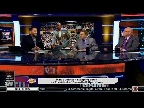 [BREAKING NEWS] Magic Johnson stepping down as President of Basketball Operation | NBA Game Time