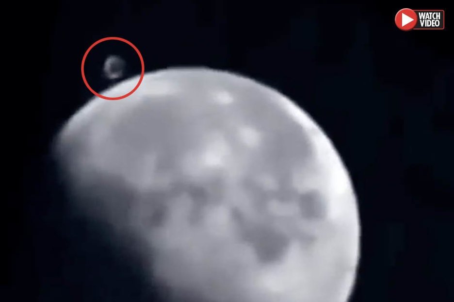 Moon conspiracy as ‘mega-structure’ appears behind star in video