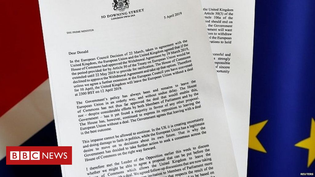 Brexit: UK asks EU for further extension until 30 June