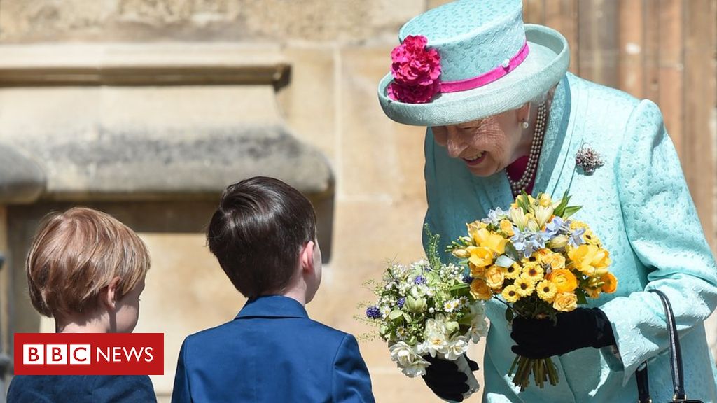 The Queen attends an Easter service on her 93rd birthday