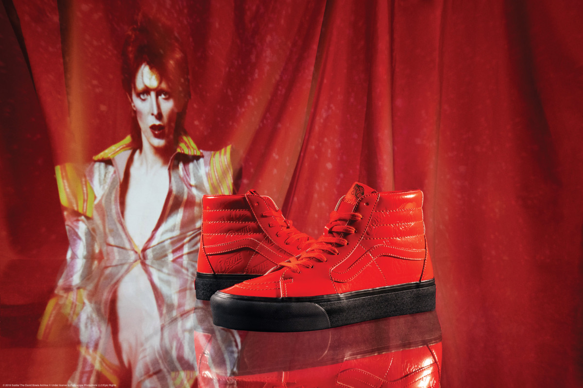 Vans just launched a new David Bowie collection