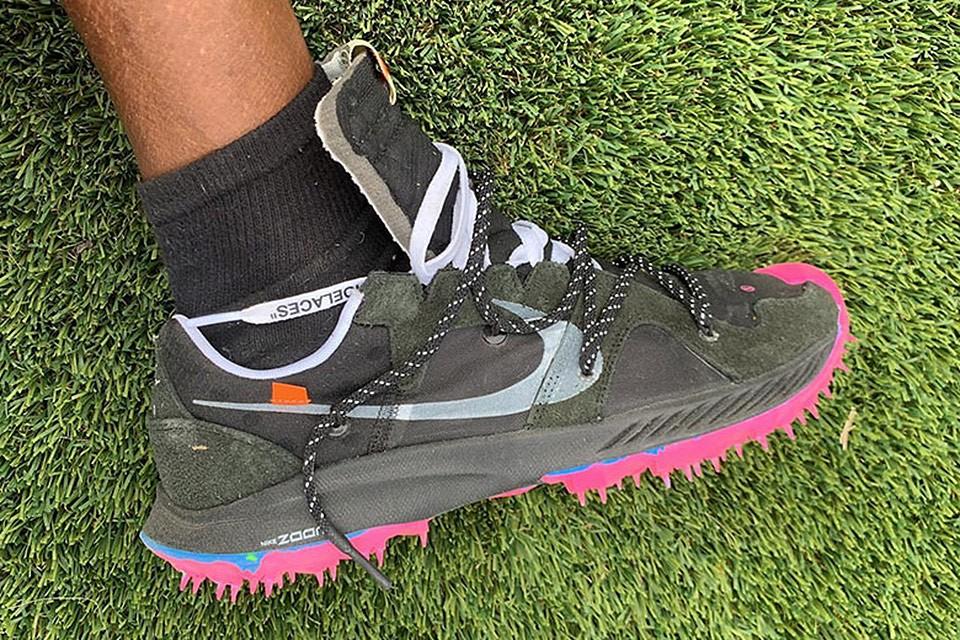 Virgil Abloh teases new Nike trainer at Coachella