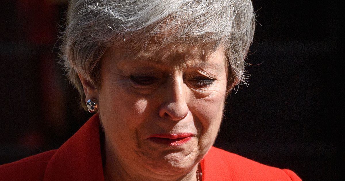 Upset Theresa May’s candid chat with staff as door shut after resignation speech