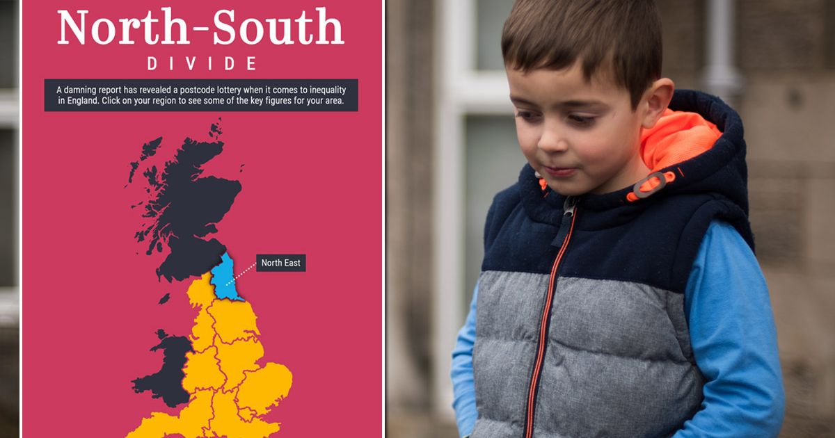 England’s inequality map REVEALED: Search to see full figures for your area