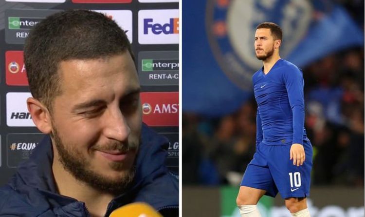 Eden Hazard drops MAJOR Real Madrid transfer hint after Chelsea Europa League heroics | Football | Sport