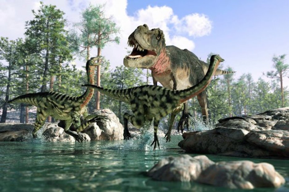 Dinosaurs not wiped out by asteroid but ‘sex lake shortage’