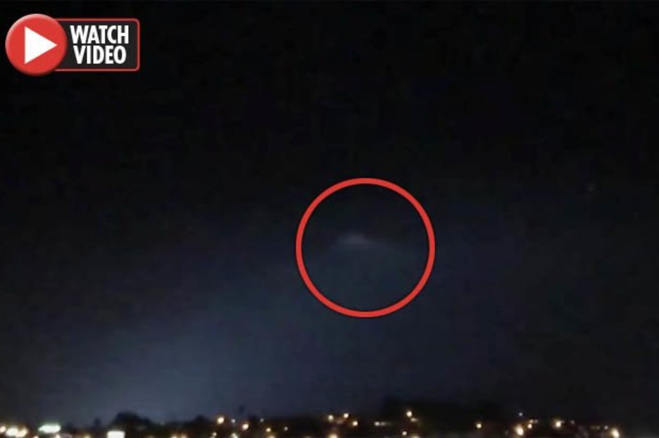 UFO ‘bigger than football field’ spotted hovering over LA