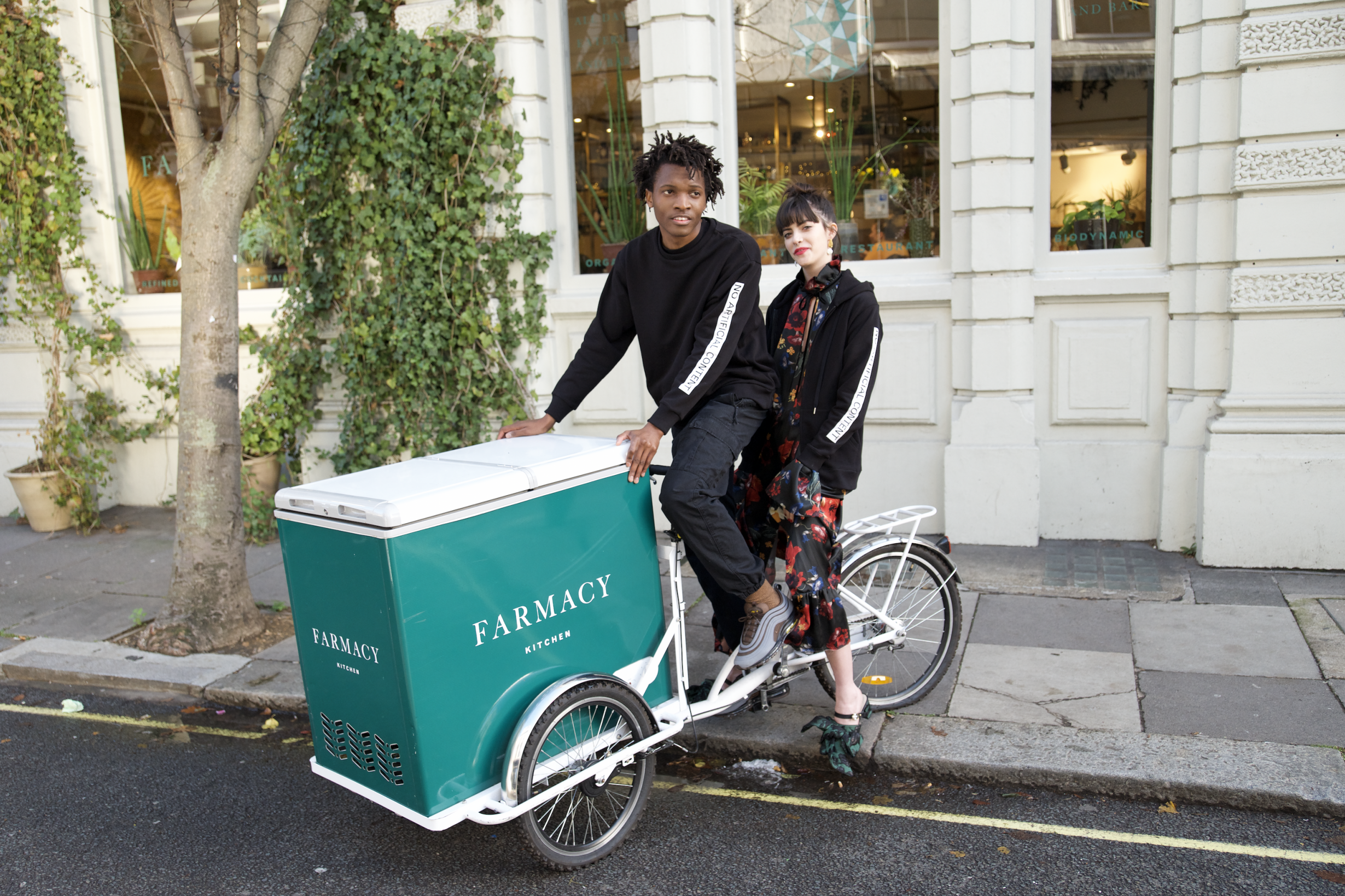 Mother of Pearl collaborates with vegan restaurant Farmacy on a sustainable collection