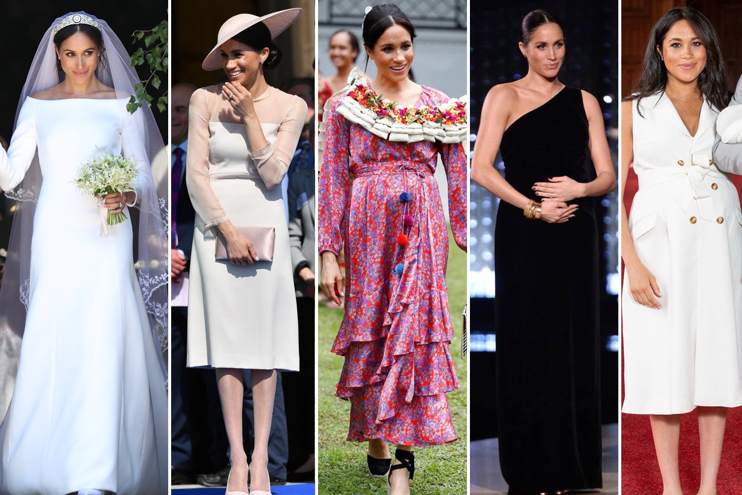 Meghan Markle’s royal year: twelve months of marvellously modern outfits