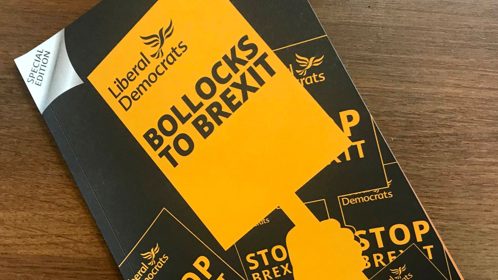 Liberal Democrats launch ‘Bollocks to Brexit’ manifesto ahead of EU elections | Politics News