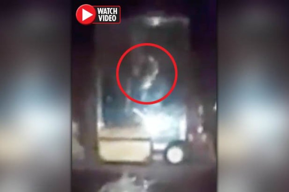 Explorers claim ghost was filmed in mirror inside ‘haunted’ castle