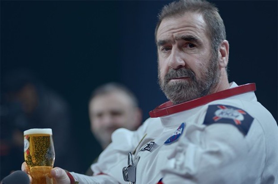 Kronenbourg are sending Eric Cantona into orbit for an advert