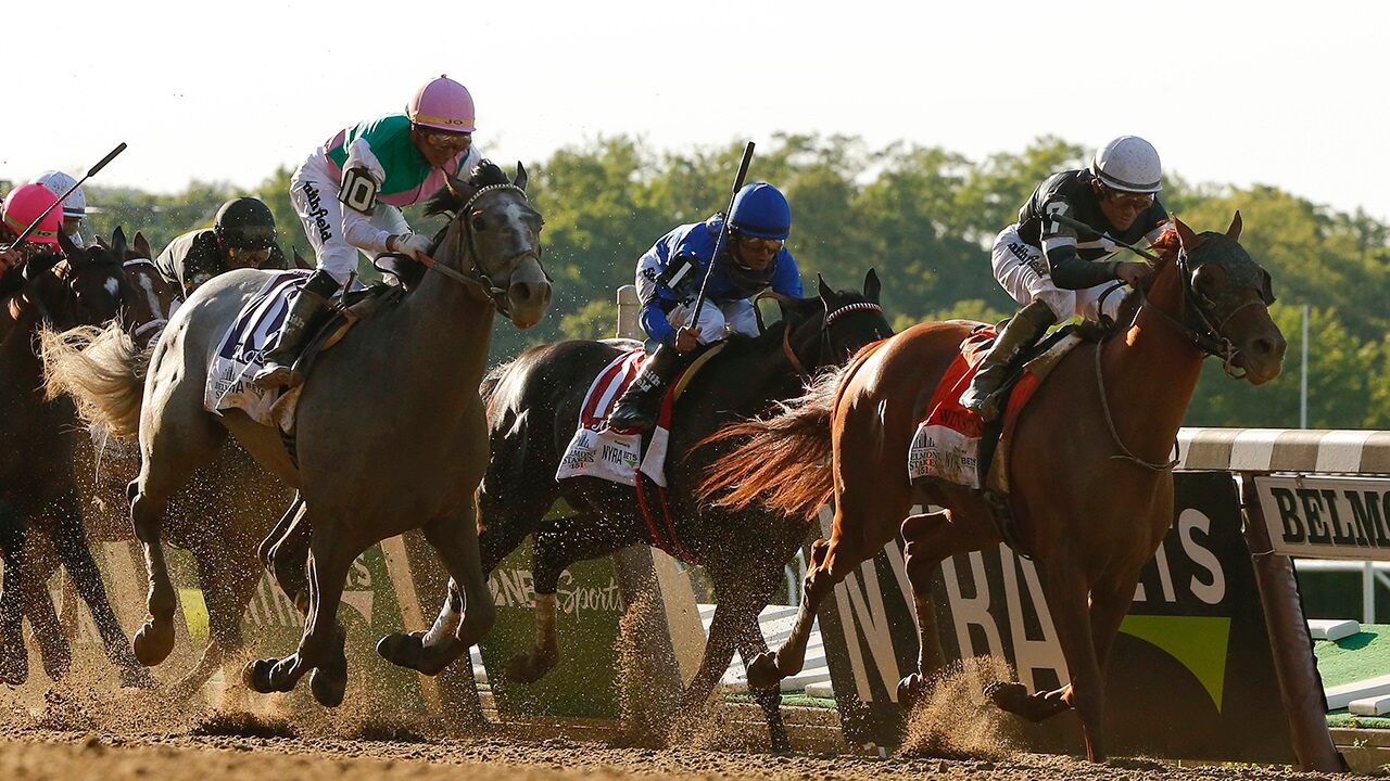 Sir Winston finishes first at Belmont Stakes