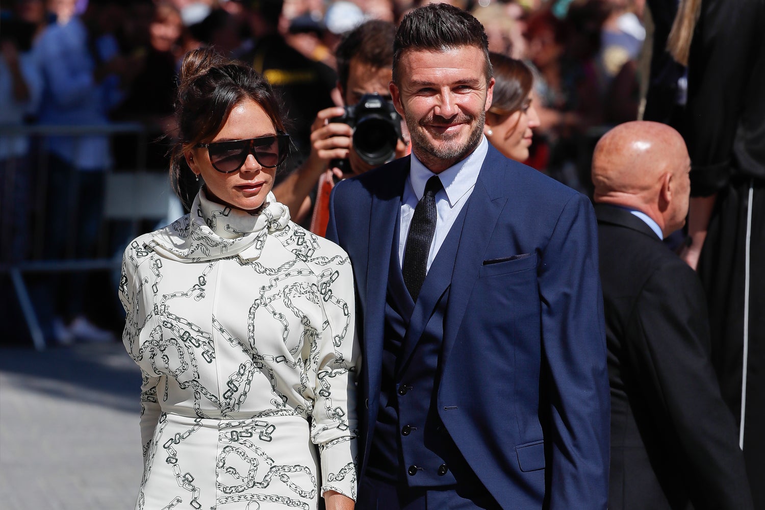 How to channel Victoria Beckham’s summer wedding guest style