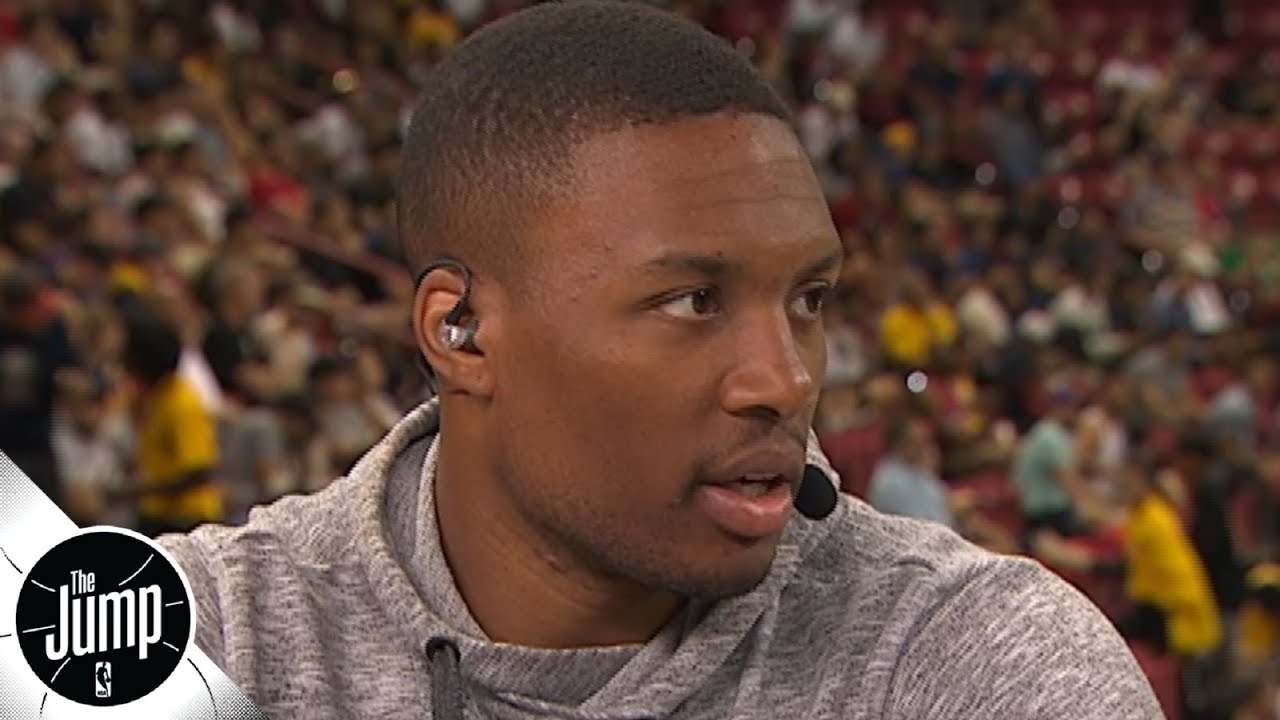 Damian Lillard didn’t believe the Kawhi, Paul George to the Clippers news at first | The Jump