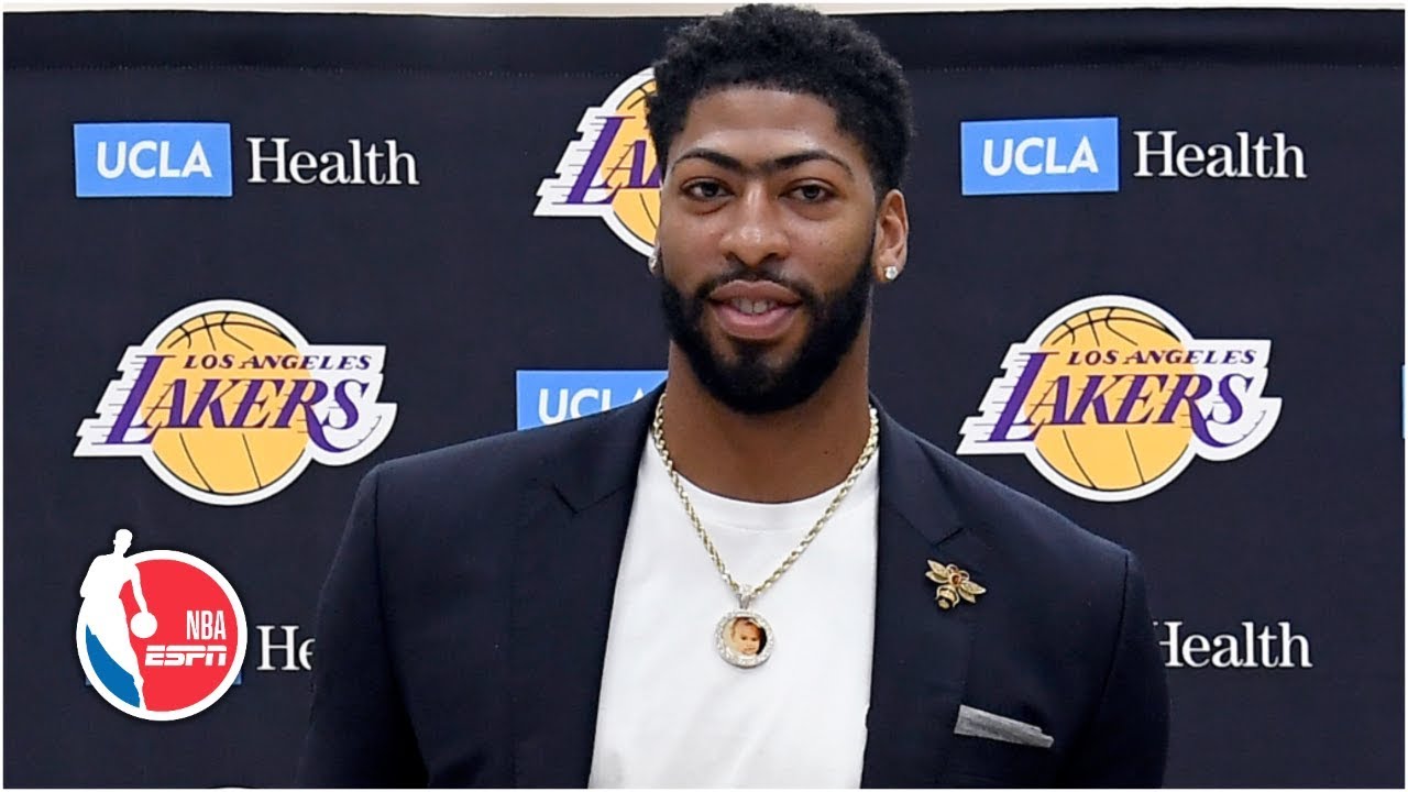 Anthony Davis introduced by the Los Angeles Lakers | NBA