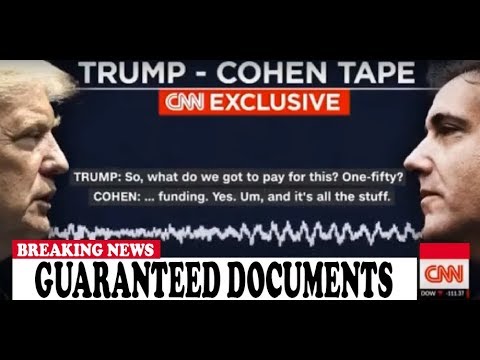 CNN News:spreading the billion dollar conversation between Trump & Cohen "money was delivered"
