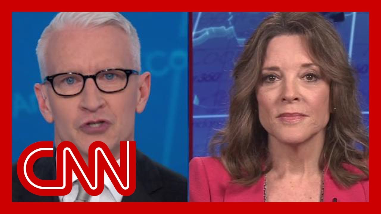 Cooper presses Williamson on her mental health views