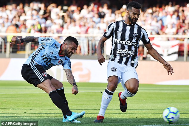 Dani Alves scores winner on debut for Sao Paolo as veteran star makes stunning start