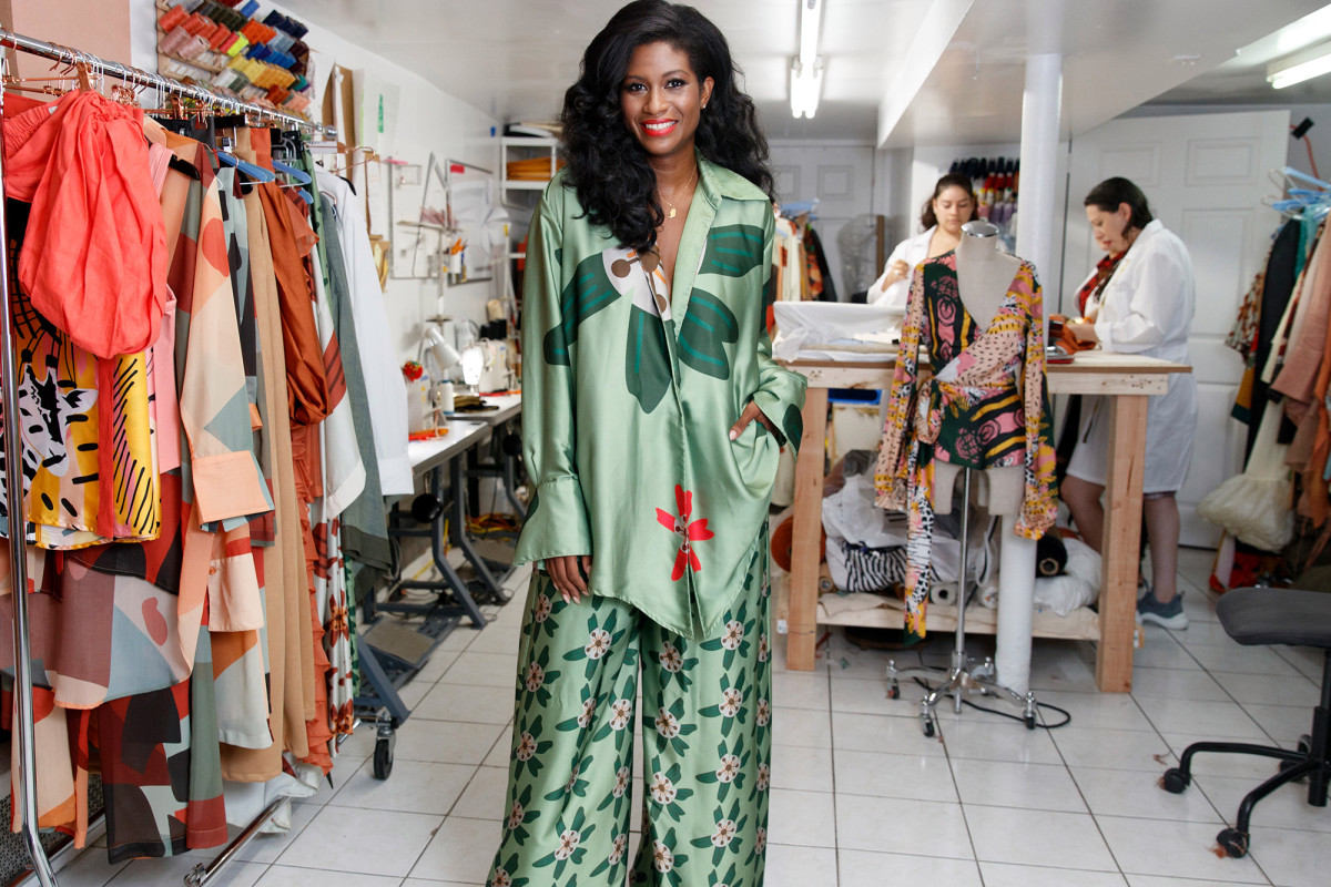 Meet the fashion designer to the stars working out of her mother’s Brooklyn basement