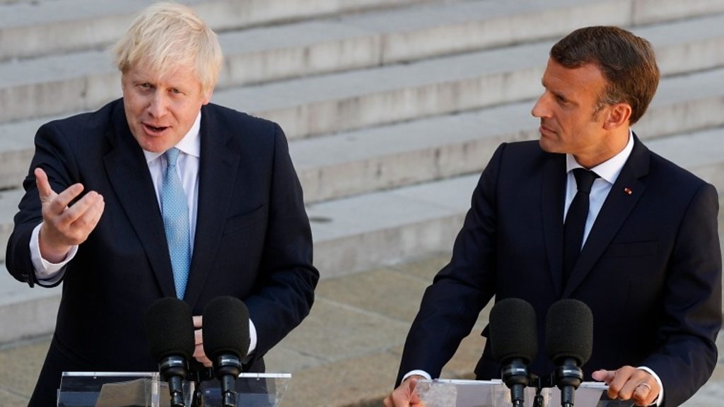 Brexit: Backstop indispensable, Macron tells Johnson