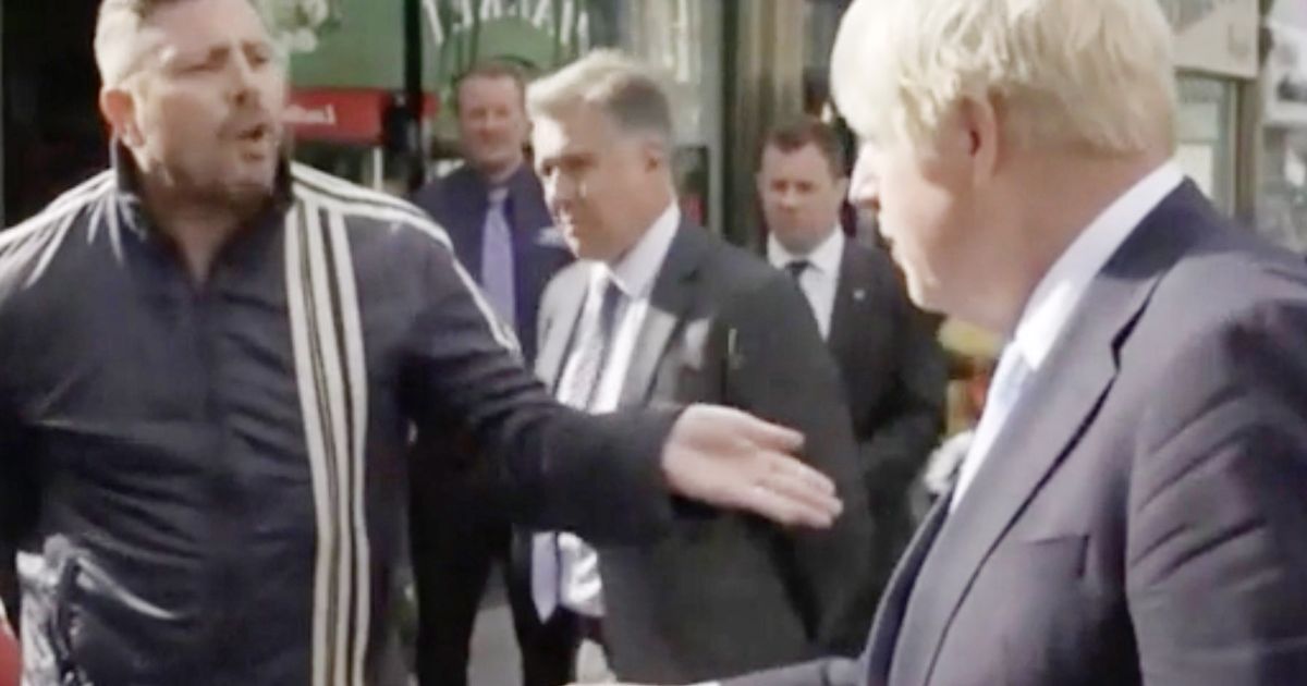 Street heckler confronted Boris Johnson because ‘he was talking sh**e’